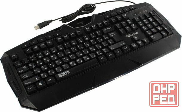 Клавиатура Qumo Antares K60, игровая, проводная, мембранная, 114 клавиш, Usb, подсв, чёрная (арт-187 Макеевка - изображение 2