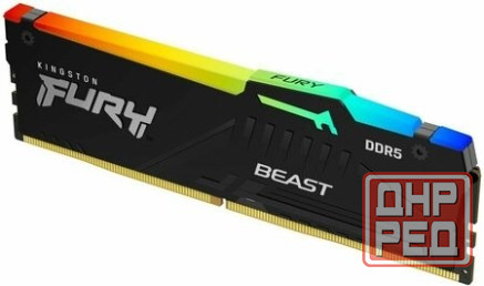 Оперативная память Dimm Ddr5 Kingston Fury Beast (Kf556c40bba-32) Rgb 32gb 5600mhz (арт-3276) Макеевка - изображение 1