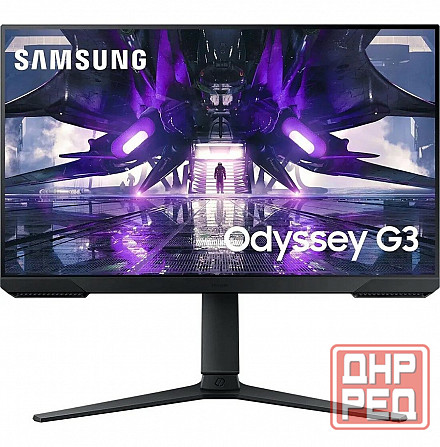Монитор 24" Samsung S24ag320ni, черный матрица: Va, 1920x1080, разъёмы: Displayport, Hdmi, мини-джек Макеевка - изображение 1