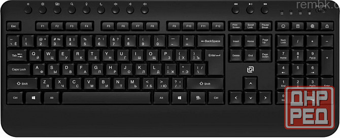 Клавиатура беспроводная Oklick K257w Black (2070286) (арт-5504) Макеевка - изображение 1