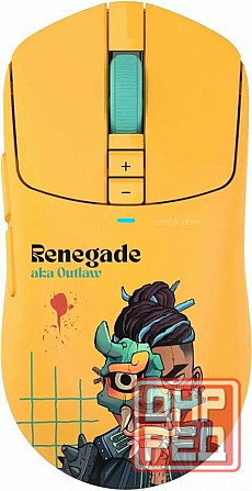 Мышь A4tech Bloody R72 Ultra желтый оптическая 20000dpi беспров. Usb-C 6but (арт-2412) Донецк - изображение 1