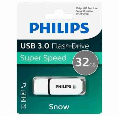 Usb-флешка Philips Fm32fd75b/97 32gb Snow3.0 32gb, Usb 3.0 (арт-6408) Макеевка