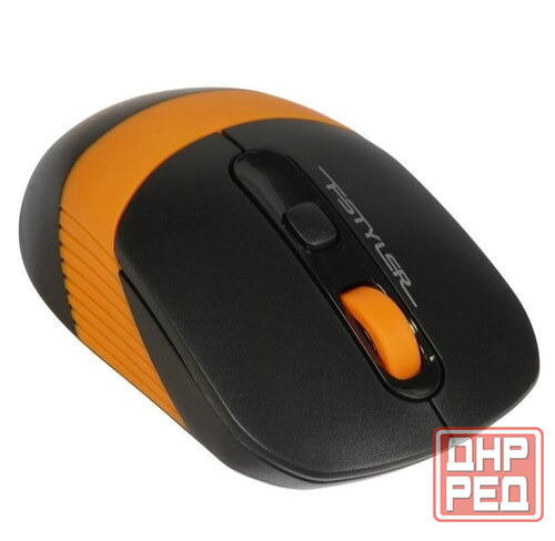Мышь беспроводная A4tech Fstyler Fg10s [1204066] черный/оранжевый (арт-6393) Донецк - изображение 2