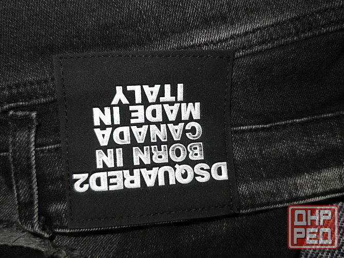Джинсы черные dsquared2 S71LB0589 S30342 slim Донецк - изображение 2