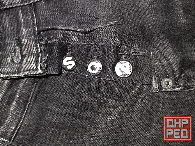 Джинсы черные dsquared2 S71LB0589 S30342 slim Донецк - изображение 1