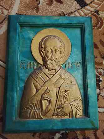 Икона Николая из камня Донецк