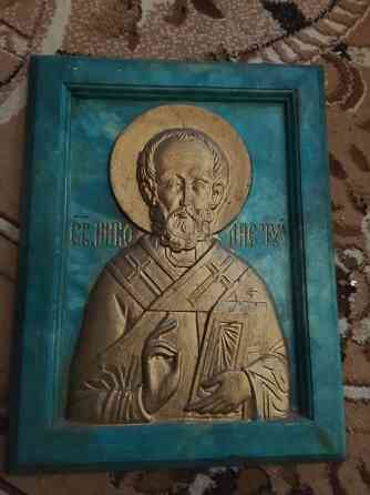 Икона Николая из камня Донецк