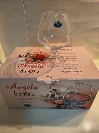 Набор бокалов для коньяка, бренди Angela, 400 мл, 6 шт. Новые Донецк