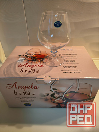 Набор бокалов для коньяка, бренди Angela, 400 мл, 6 шт. Новые Донецк - изображение 4