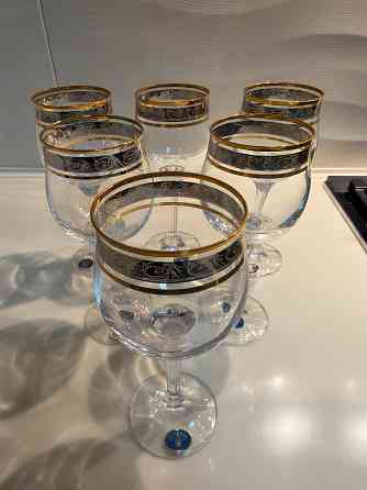 Набор бокалов для вина с декором Diana 230 мл, 6 шт. Новые Донецк