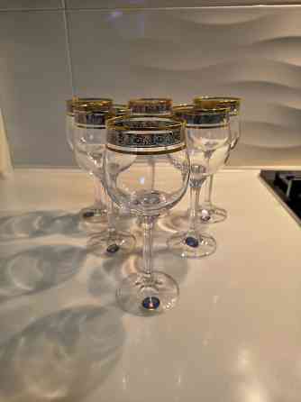 Набор бокалов для вина с декором Diana 230 мл, 6 шт. Новые Донецк