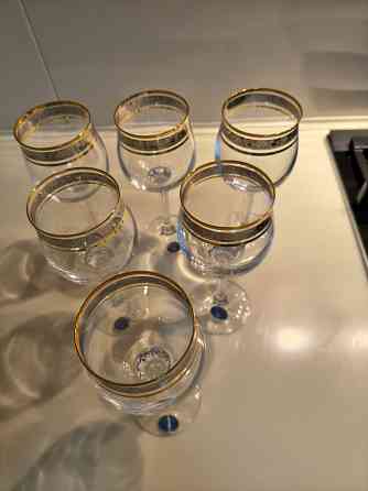 Набор бокалов для вина с декором Diana 230 мл, 6 шт. Новые Донецк