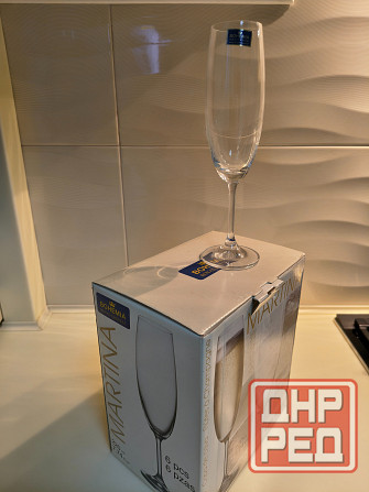 Набор бокалов для шампанского Martina 220 мл, 6 шт. Новые Донецк - изображение 5