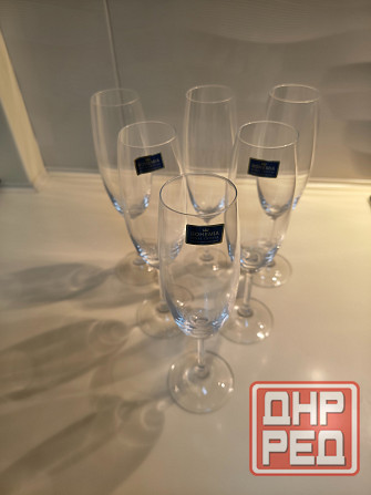 Набор бокалов для шампанского Martina 220 мл, 6 шт. Новые Донецк - изображение 3