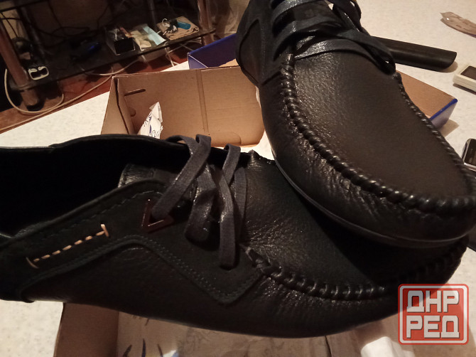 Продам мокасины мужские кожаные Донецк - изображение 2