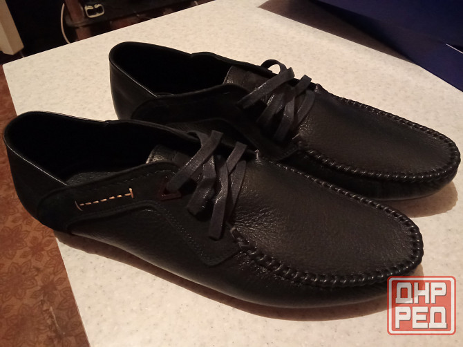 Продам мокасины мужские кожаные Донецк - изображение 1
