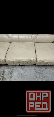 Продам кожаный диван и кресла Донецк - изображение 5