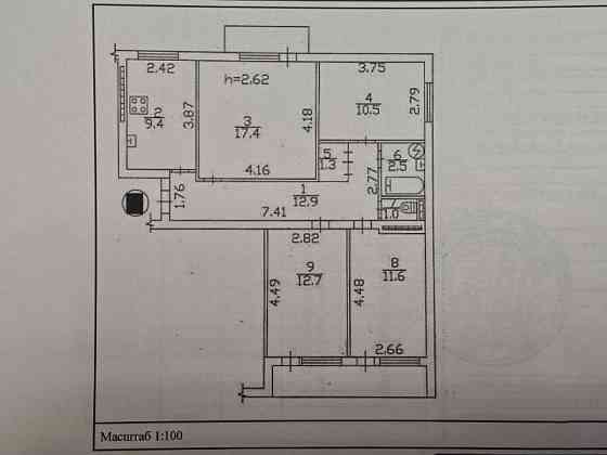 Продам 4 ком кв по пр Дзержинского в Калининском р-н Донецк