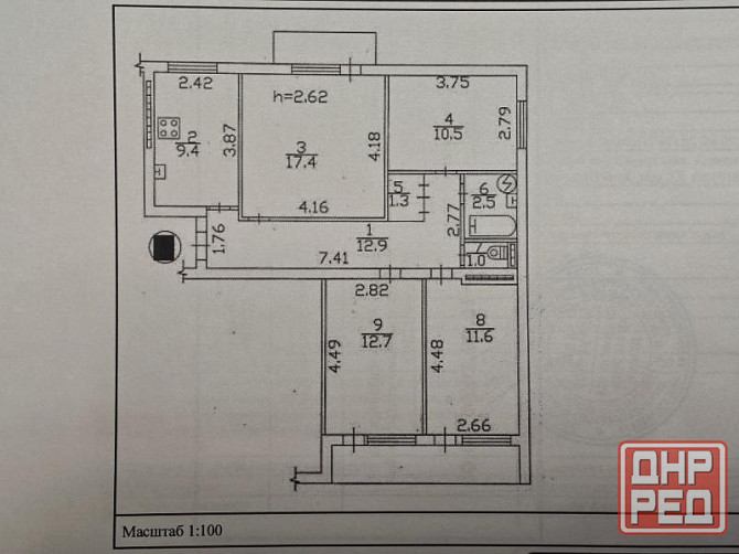 Продам 4 ком кв по пр Дзержинского в Калининском р-н Донецк - изображение 2