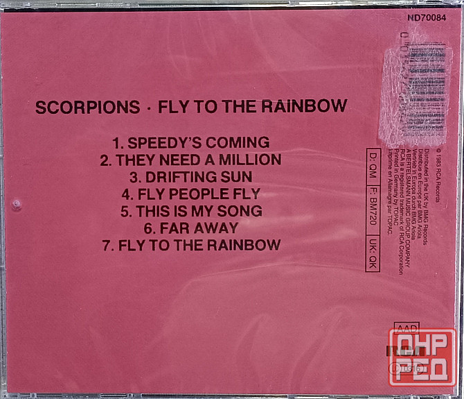 CD диск Scorpions - Fly To The Rainbow - Донецк - изображение 2
