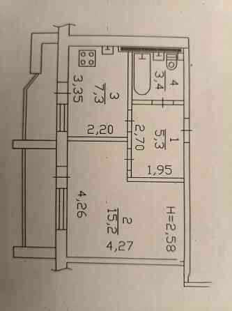 Продаю 1-комнатную квартиру в Киевском районе, ул. Артёма Донецк