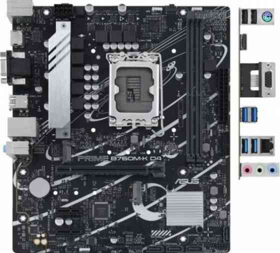 Материнская плата Asus Prime B760m-K D4 Socket 1700 B760 2xddr4 1xpci-E 16x 2xpci-E 1x 4xsata Iii Ma Донецк