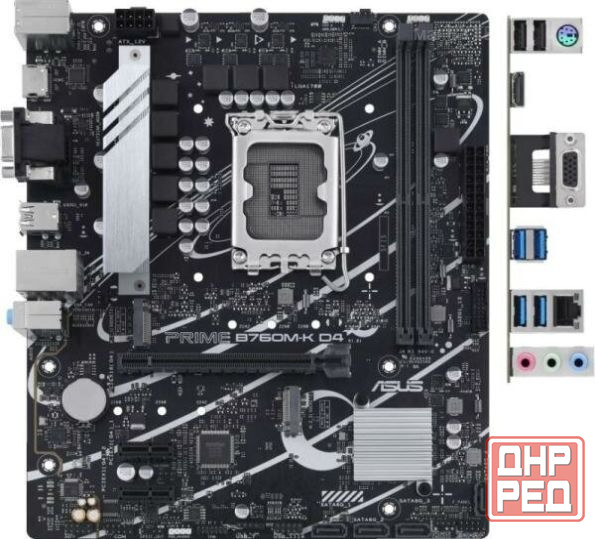 Материнская плата Asus Prime B760m-K D4 Socket 1700 B760 2xddr4 1xpci-E 16x 2xpci-E 1x 4xsata Iii Ma Донецк - изображение 1
