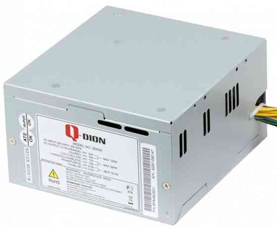 Блок питания Fsp Q-Dion Qd500 80+ 500 вт (Qd500 80+), Oem (арт-7517) Макеевка