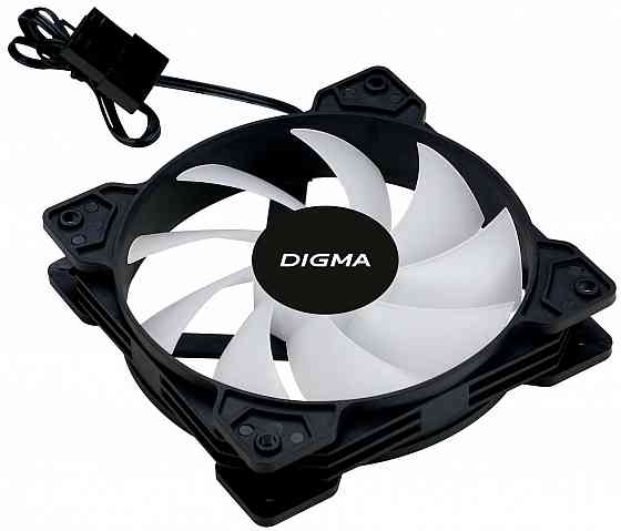 Вентилятор Digma Dfan-Frgb1, размер 120x120x25мм (арт-2655) Макеевка