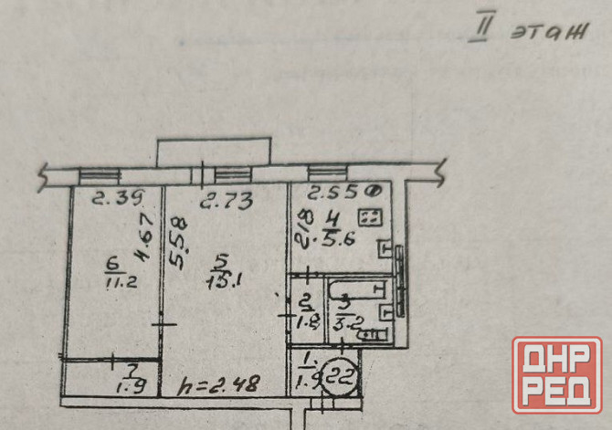 Продам светлую 2 ком. кв-ру в кирпичном доме Донецк - изображение 8