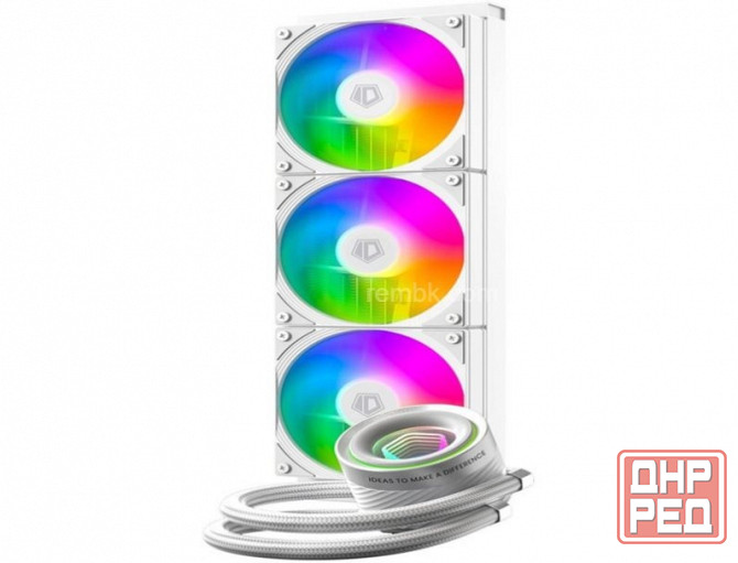 Сво для процессора Id-Cooling Fx360 Inf White (All Intel/Amd, 3*120mm Fan, 2900rpm, 27.2 дб, 350w, P Макеевка - изображение 2