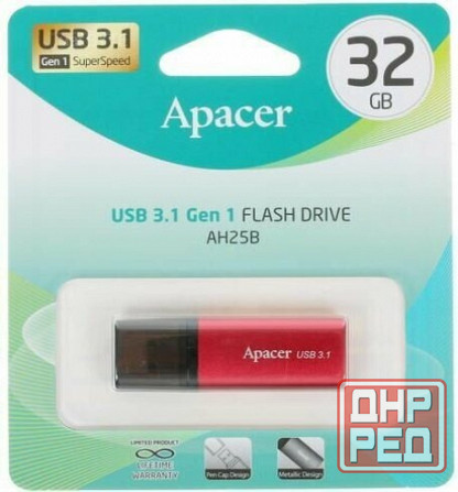 Память Usb Flash 32 гб Apacer Ah25 Ap32gah25br-1 (арт-3087) Макеевка - изображение 1