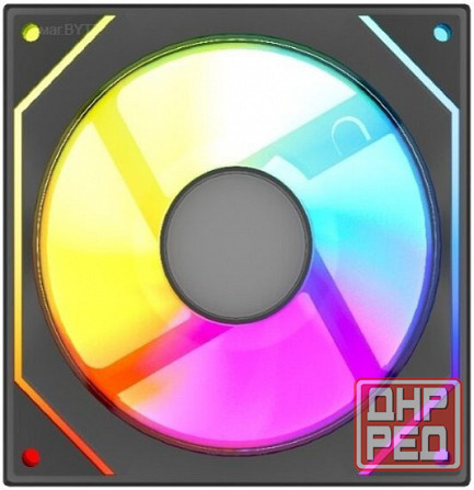 Вентилятор Powercase M52-12, Argb, черный (арт-9748) Макеевка - изображение 3