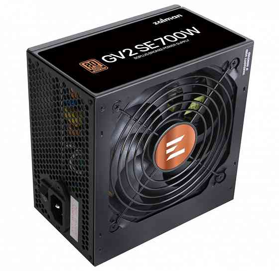 Блок питания Zalman Zm700-Gv2se 700 вт, 80 Plus Bronze, 120 мм, немодульный, черный (арт-9985) Макеевка