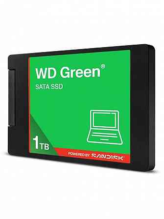 Твердотельный накопитель Ssd Wd Green Wds100t5g0a 1tb, 2.5", Sata Iii, R/W - 545/510 Mb/S 3d-Nand (а Макеевка