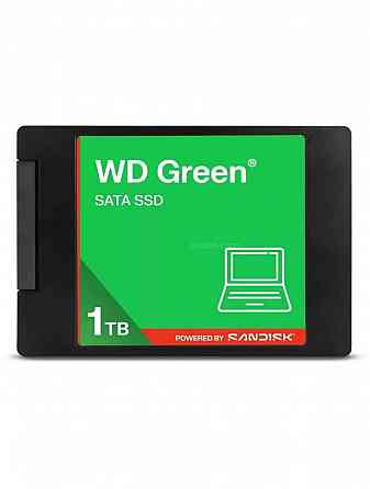 Твердотельный накопитель Ssd Wd Green Wds100t5g0a 1tb, 2.5", Sata Iii, R/W - 545/510 Mb/S 3d-Nand (а Макеевка