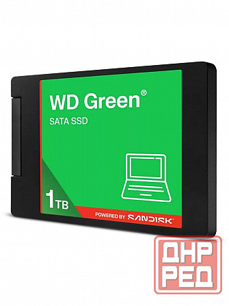 Твердотельный накопитель Ssd Wd Green Wds100t5g0a 1tb, 2.5", Sata Iii, R/W - 545/510 Mb/S 3d-Nand (а Макеевка - изображение 1