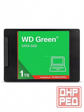 Твердотельный накопитель Ssd Wd Green Wds100t5g0a 1tb, 2.5", Sata Iii, R/W - 545/510 Mb/S 3d-Nand (а Макеевка - изображение 2