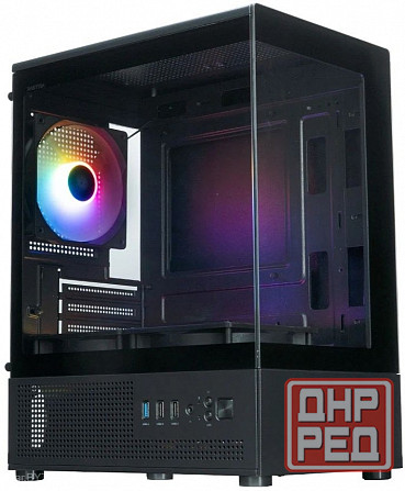 Компьютерный корпус Xastra Q300m 5argb-C6 Black (Q300m-5fc12a-C6) (арт-3329) Макеевка - изображение 1