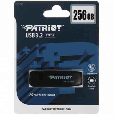 Флешка Usb Patriot Xporter Core 256gb Usb 3.2 Gen 1 Type-A Psf256gxrb3u черный (арт-5745) Макеевка
