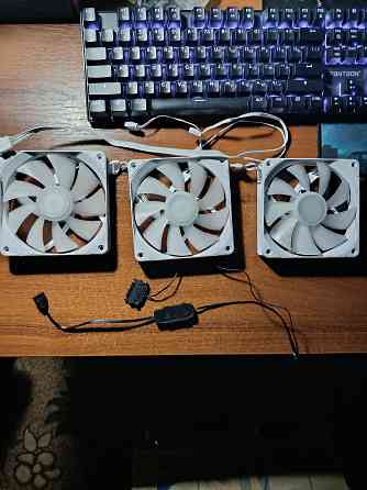 3 argb Вентилятора + Хаб контроллер Донецк