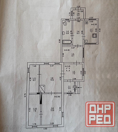 Продам дом с газом, 82 м.кв., участок 16 соток - г. Харцызск, ул. Колхозная Харцызск - изображение 10