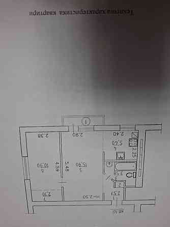 2х ком Университетская 75..3/5.индивидуальное отопление! Донецк