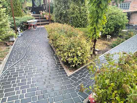 Тротуарная плитка , Укладка тротуарной плитки в Донецке Донецк
