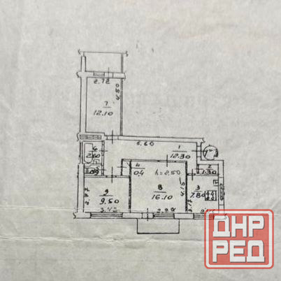 Продажа 3-х Ком. Квартиры-Микрорайон Текстильщик-Рынок Меркурий-Ледовая Арена-Качественный Ремонт!! Донецк - изображение 11