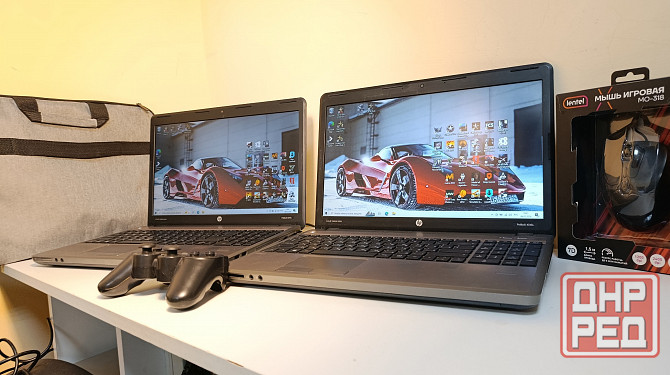 Два противоударных ноутбука HP + 28 Игр скоростной ssd Донецк - изображение 1