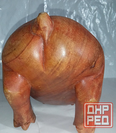 Большая деревянная скульптура дикая свинья. Донецк - изображение 6