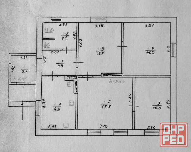 Продаётся дом на Левом берегу. Улица Строительная, ориентир - 64 училище. Мариуполь - изображение 10