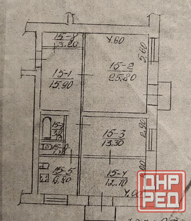 Продам крупногабаритную 3-х комнатную в центре Донецк - изображение 1