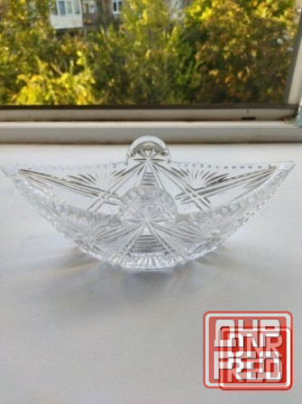 Хрустальная салатница (конфетгица) ссср ладья Донецк - изображение 5
